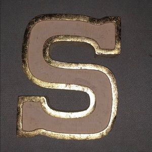 Large Wooden “S” (See description)